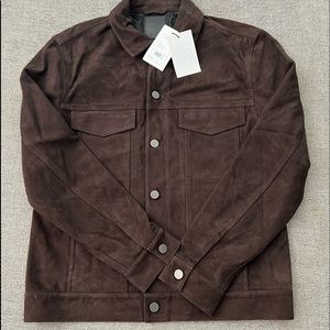River Trucker Jacket Suede | M | New Never Worn